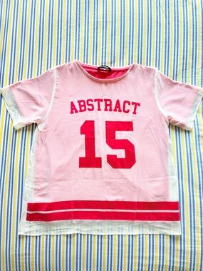 Tout à Coup Two layers Pink Graphic Tee